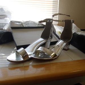Silver heels